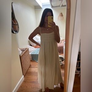 Solai the Label cotton gauze maxi dress